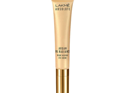 Lakme Absolute Argan Oil Radiance Night Revival Eye Cream - 15 gms