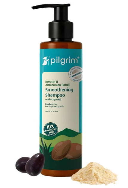 Pilgrim Patua & Keratin Smoothening Shampoo for Dry & Frizzy Hair – 200ml