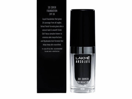 Lakme Absolute 3D Cover Foundation Cool Tan - 15 ml