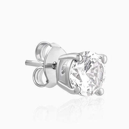 Silver Zircon Earrings