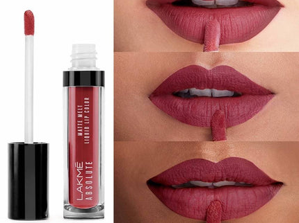 Lakme Absolute Matte Melt Liquid Lip Color Pink Silk - 6 ml