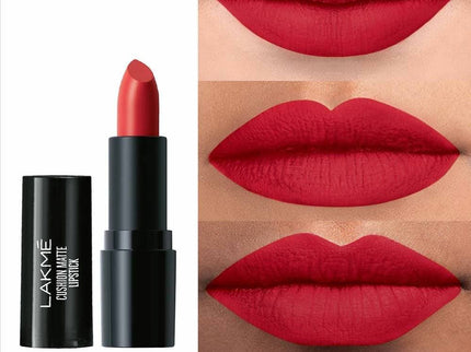 Lakme Cushion Matte Lipstick Red Blaze - 4.5 gms