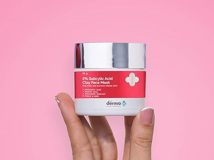 The Derma Co 2% Salicylic Acid Clay Face Mask - 50 gms