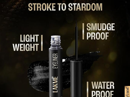 Lakme Absolute Shine Liquid Eye Liner Black - 4.5 ml