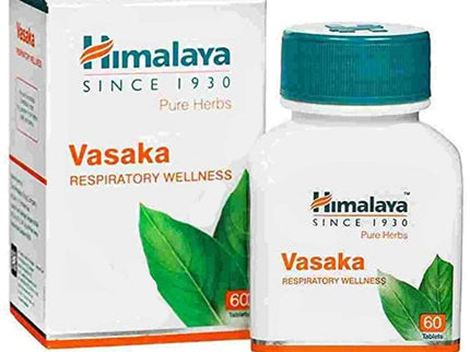 Himalaya Pure Herbs Vasaka Respiratory Wellness - 60 tabs