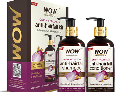 Wow Skin Science Healthy Hair Care Kit - 300 ml Each