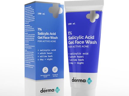 The Derma Co 1% Salicylic Acid Gel Face Wash - 100 ml