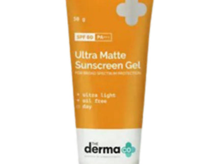 The Derma Co Ultra Matte Sunscreen Gel for Broad Spectrum Protection - 50 gms