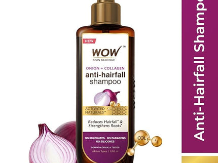 Wow Skin Science Red Onion Black Seed Oil Shampoo