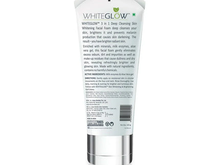 Lotus Herbals White Glow 3 in 1 Deep Cleansing Skin Whitening Facial Foam