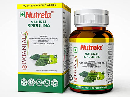 Patanjali Nutrela Spirulina Tablets - 32 gms