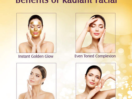 Lotus Herbals Radiant Gold Cellular Glow Facial Kit - 37 gms