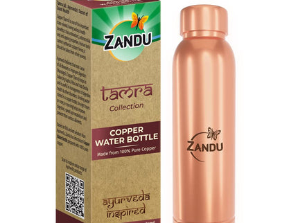 Zandu Copper Water Bottle - 950 ml
