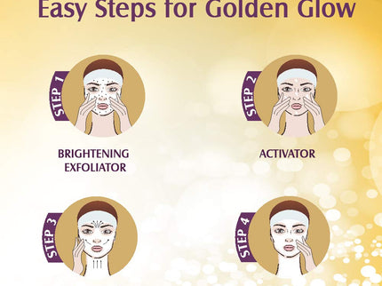 Lotus Herbals Radiant Gold Cellular Glow Facial Kit - 37 gms