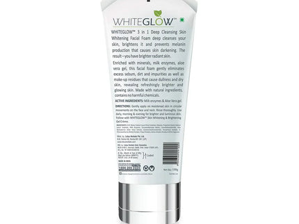 Lotus Herbals White Glow 3 in 1 Deep Cleansing Skin Whitening Facial Foam