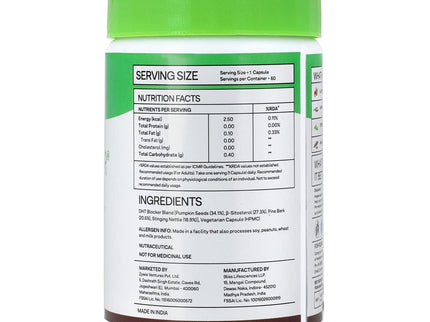 OZiva Plant Based DHT Blocker With Stinging Nettle Extract
