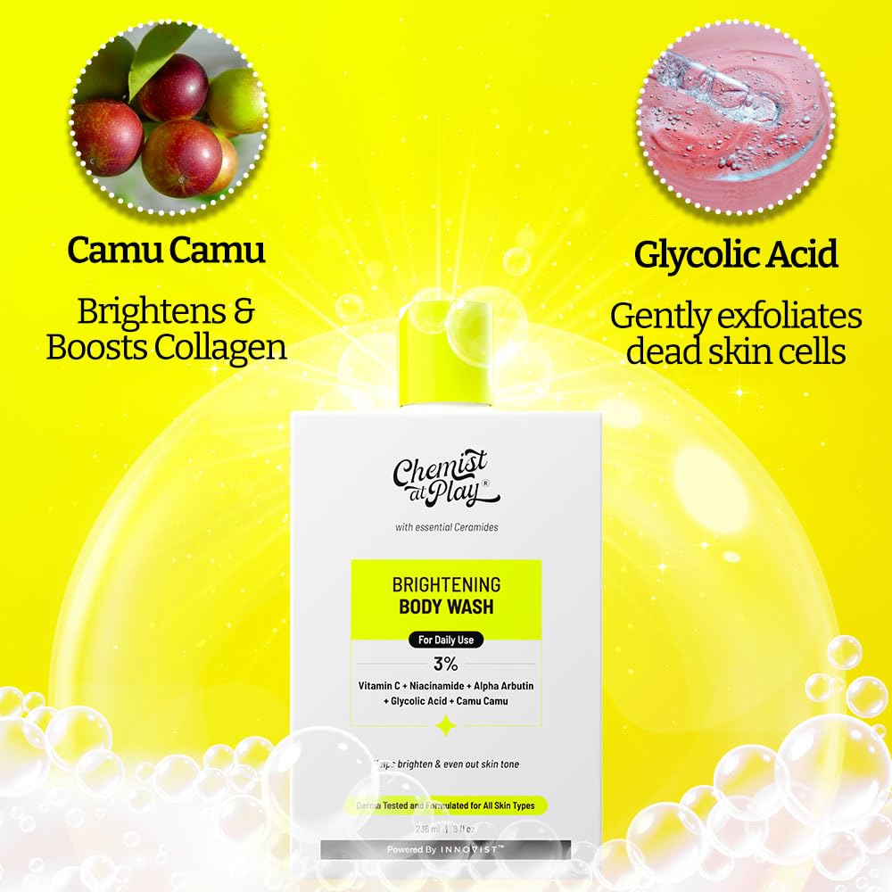 Chemist at Play Brightening Body Wash | Glowing Skin Vitamin C Bodywash 236ml