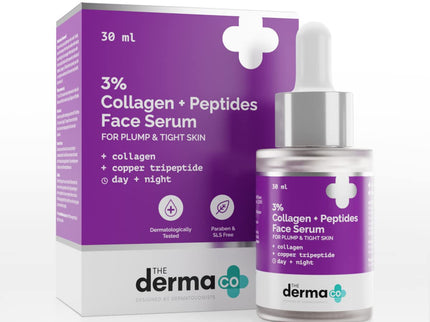 The Derma Co 3% Collagen + Peptides Face Serum - 30 ml
