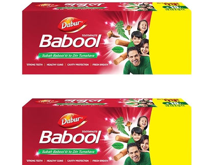 Dabur Babool Ayurvedic Toothpaste - 350 gms (Pack of 2)