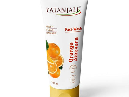 Patanjali Orange Aloevera Face Wash - 100 gms