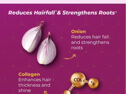 Wow Skin Science Onion & Collagen Anti-hairfall Hair Oil - 200 ml