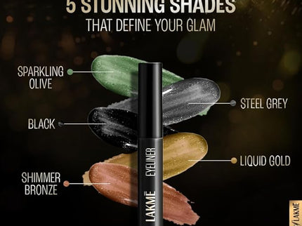 Lakme Absolute Shine Liquid Eye Liner Black - 4.5 ml