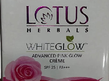 Lotus Herbals Whiteglow Advanced Pink Glow Creme Spf 25 I PA+++