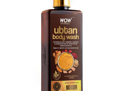 Wow Skin Science Ubtan Body Wash - 250 ml
