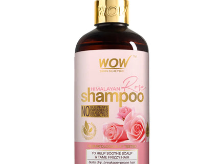 wow skin science himalayan rose shampoo - 300 ml