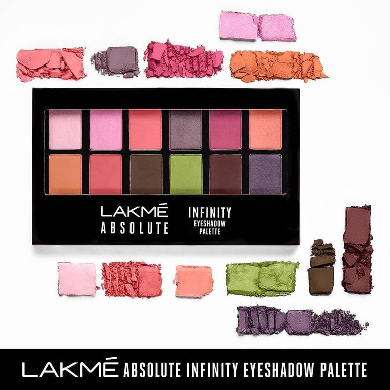 Lakme Absolute Infinity Eye Shadow Palette Pink Paradise - 12 gms