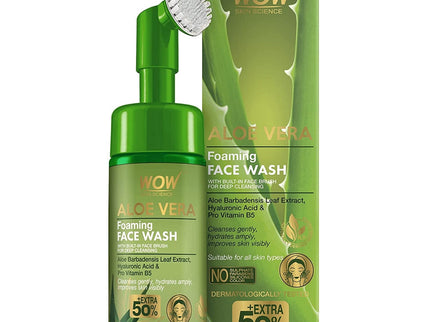 Wow Skin Science Aloe Vera Foaming Face Wash - 150 ml