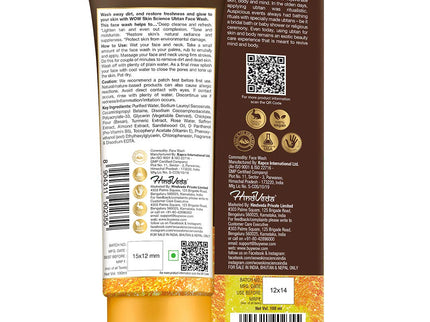 Wow Skin Science Ubtan Face Wash
