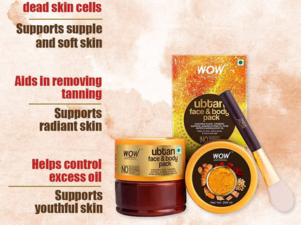Wow Skin Science Ubtan Face & Body Pack - 200 ml