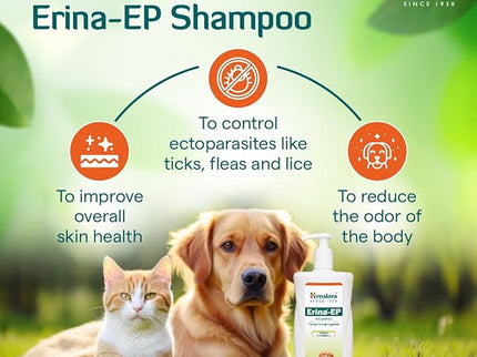Himalaya Erina Ep Shampoo for Dogs and Cats | 200 Ml