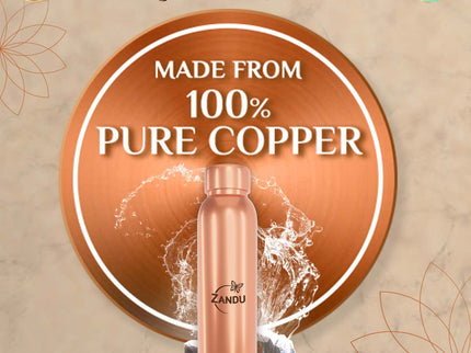 Zandu Copper Water Bottle - 950 ml