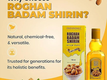 Patanjali Rogan Badam Oil - 150 ml