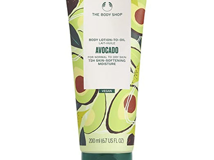 The Body Shop Avocado Lotion-To-Oil - 200 ml