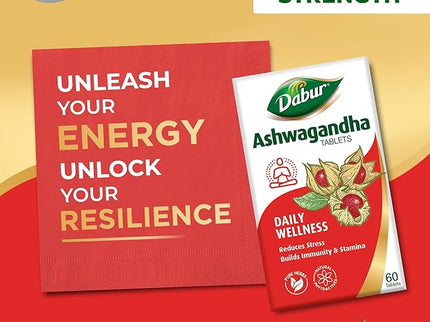 Dabur Ashwagandha Tablets - 60 Tabs