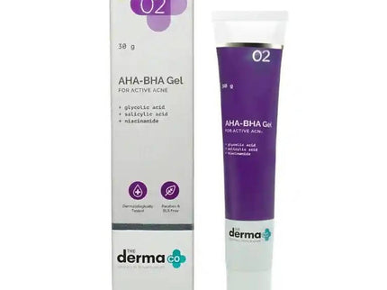 The Derma Co 5% AHA-BHA Gel for Active Acne - 30 gms