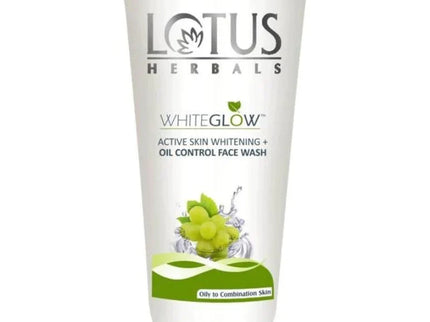 Lotus Herbals Whiteglow Active Skin Whitening + Oil Control Face Wash