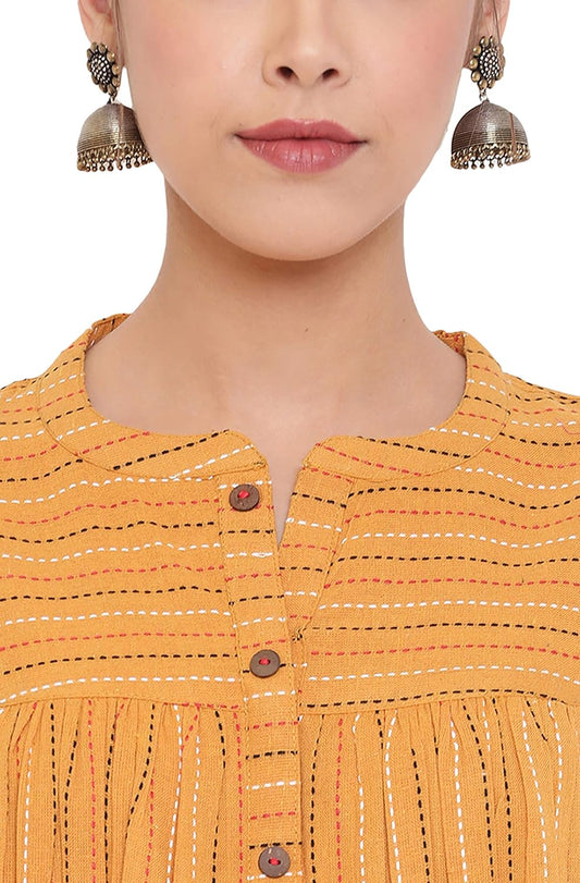 Janasya Women's Tunic Shirt