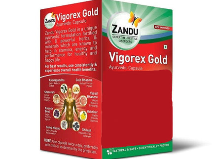 Zandu Vigorex Gold Daily Energizer - 20 Caps