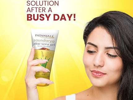 Patanjali Saundarya Aloevera Gel Kesar Chandan - 150 ml