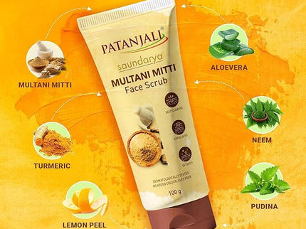 Patanjali Saundarya Multani Mitti Face Scrub - 100 gms