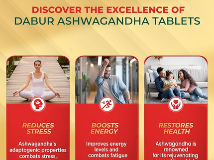 Dabur Ashwagandha Tablets - 60 Tabs