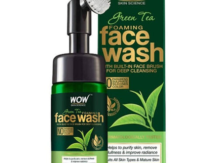 Wow Skin Science Green Tea Foaming Face Wash - 100 ml