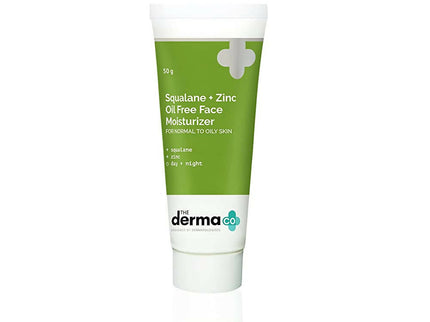 The Derma Co Squalane + Zinc Oil Free Face Moisturizer - 50 gms
