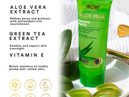 Wow Skin Science Aloe Vera Sleeping Pack - 100 ml