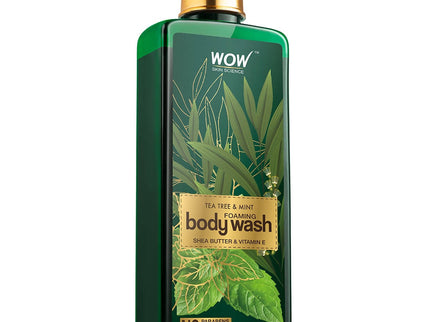 Wow Skin Science Tea Tree & Mint Foaming Body Wash - 250 ml