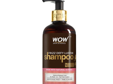 Wow Skin Science Frizz Defy Luster Shampoo - 300 ml